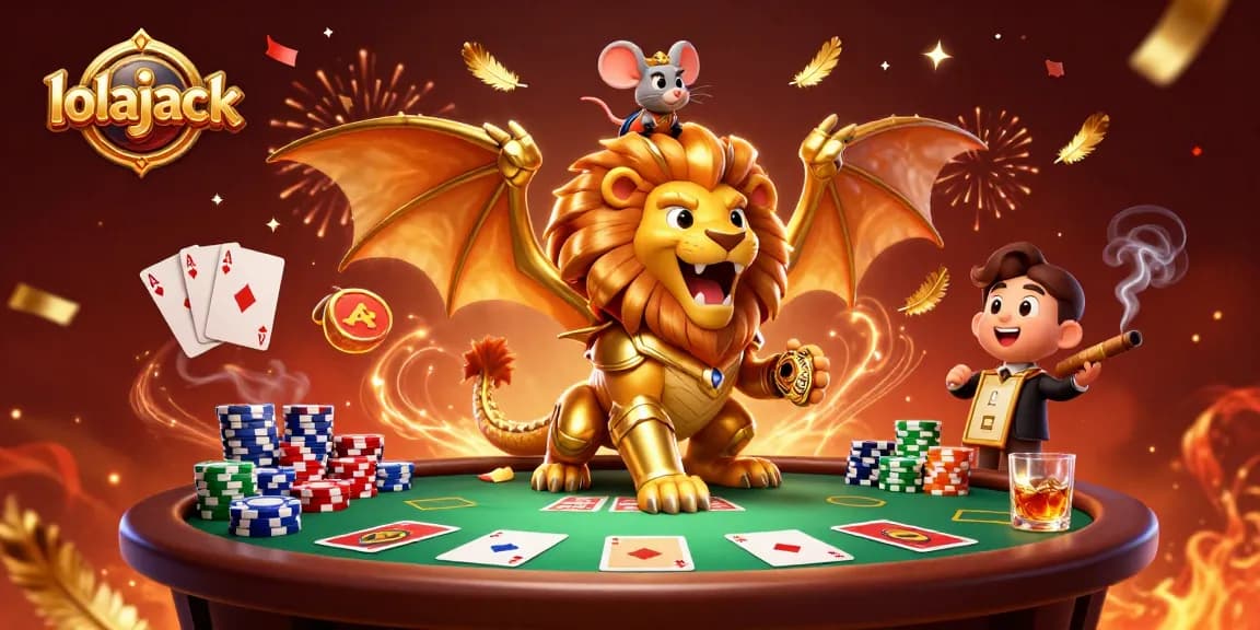 Experience thrilling games and win big at Lolajack Casino with poker action and vibrant energy.