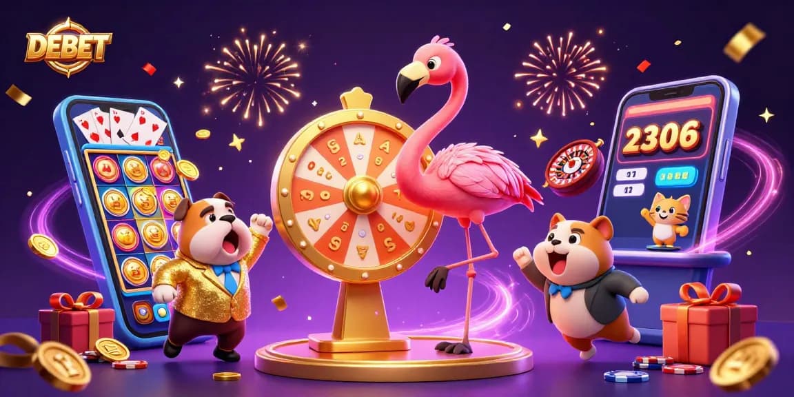 Join the thrilling DEBET gaming experience as winners celebrate their jackpot achievements!