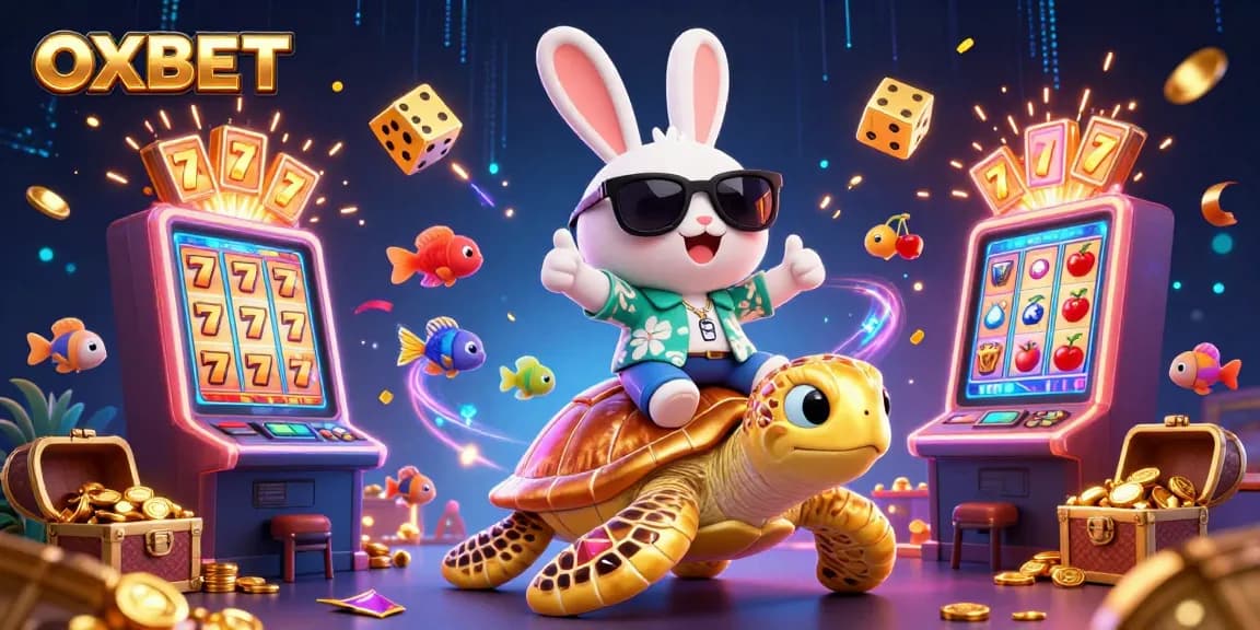 Spin the reels with OXBET's vibrant casino characters in action!