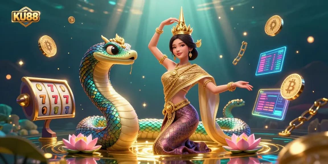 Engage with thrilling casino action at KU88 featuring vibrant colors and dynamic game elements.