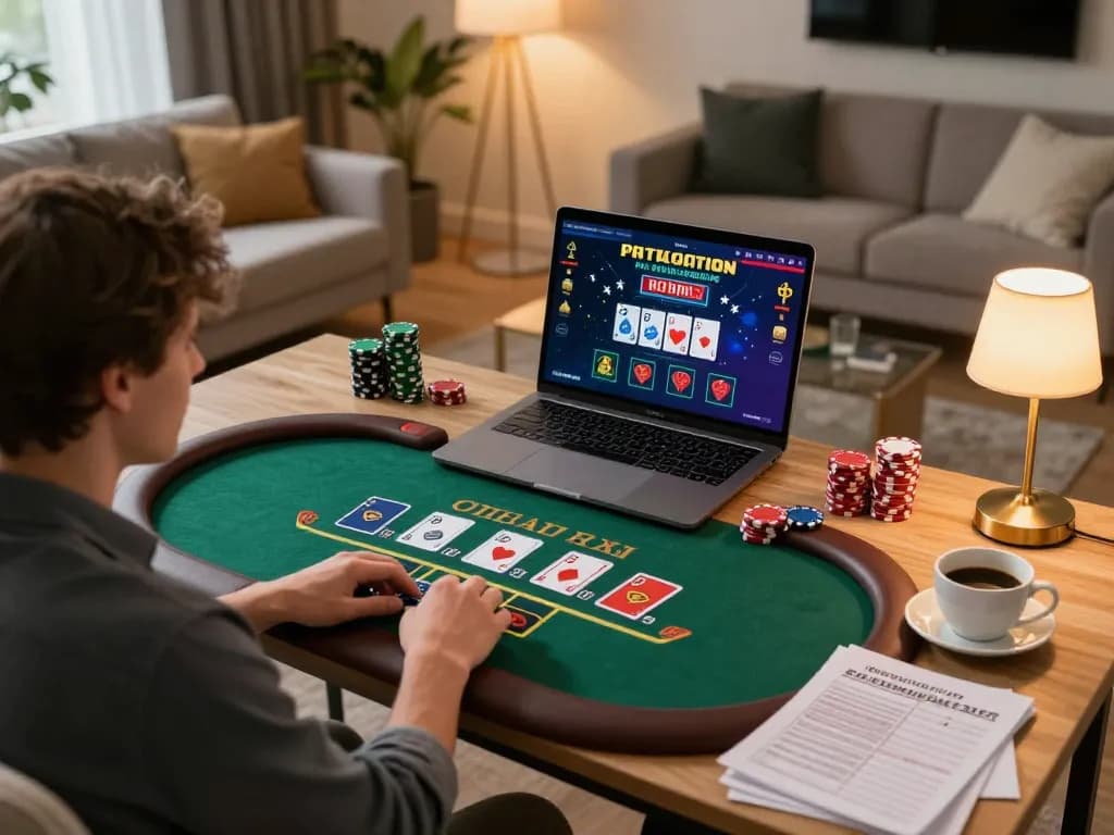 Engage in live blackjack at home with online gameplay from https://98win8.co.com/, featuring an exciting card game atmosphere.