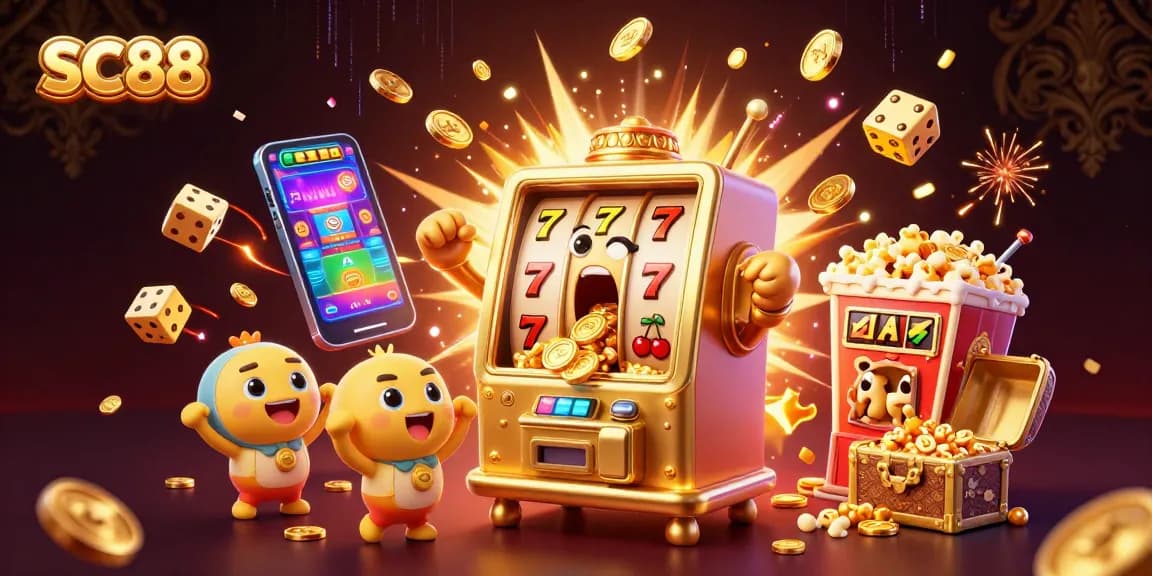 Experience the thrilling SC88 jackpotted moment with 3D slot machines and exciting gaming elements!