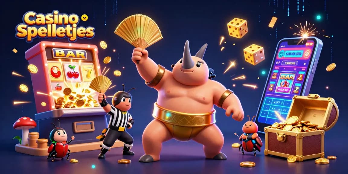 Win met casino spelletjes in een kleurrijke 3D-scène vol actie en spanning!