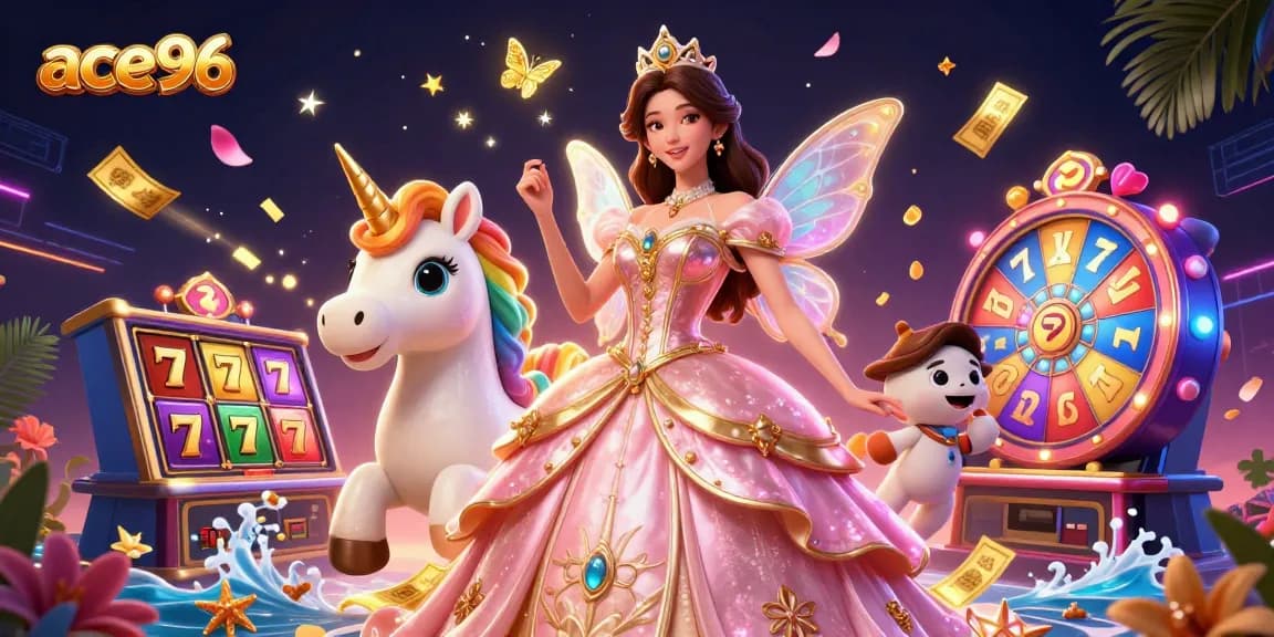 Experience ace96's thrilling slots with dazzling visuals and a magical atmosphere.