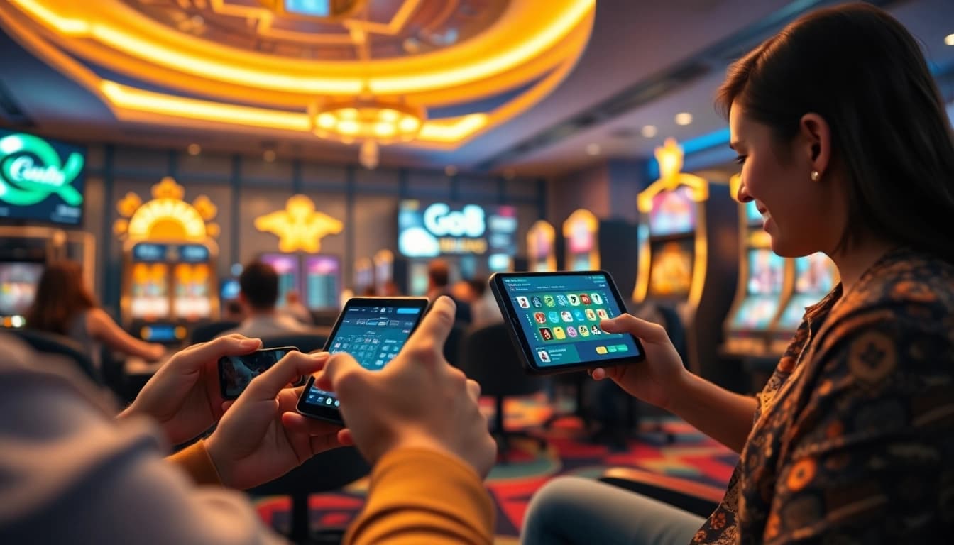 Exciting gaming scene showcasing Go88's vibrant online entertainment.