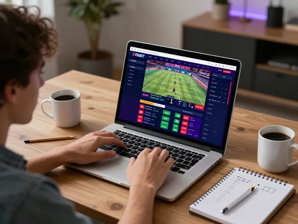 Users placing bets on FABET trang cá cược for thrilling online sports gaming.