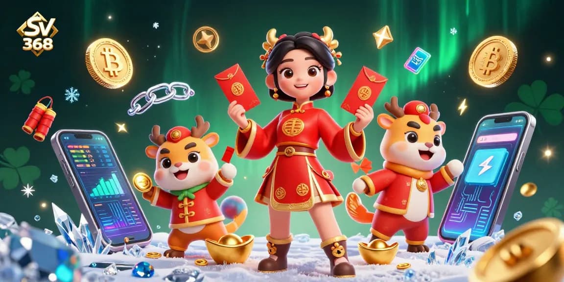 Engage with thrilling bets at sv 368 featuring vibrant characters and dazzling gambling elements.