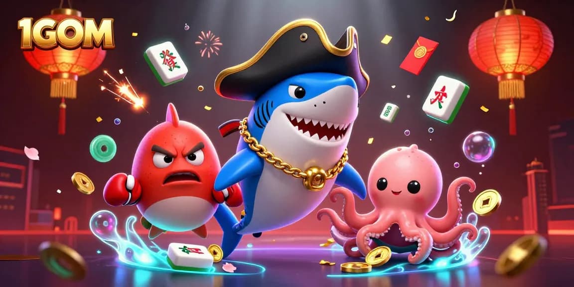 Join the fun with 1GOM! Enjoy immersive online casino games with cartoon characters!