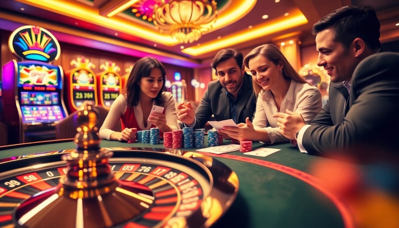 Experience high-stakes excitement at Iwin68 casino, featuring poker games and roulette.