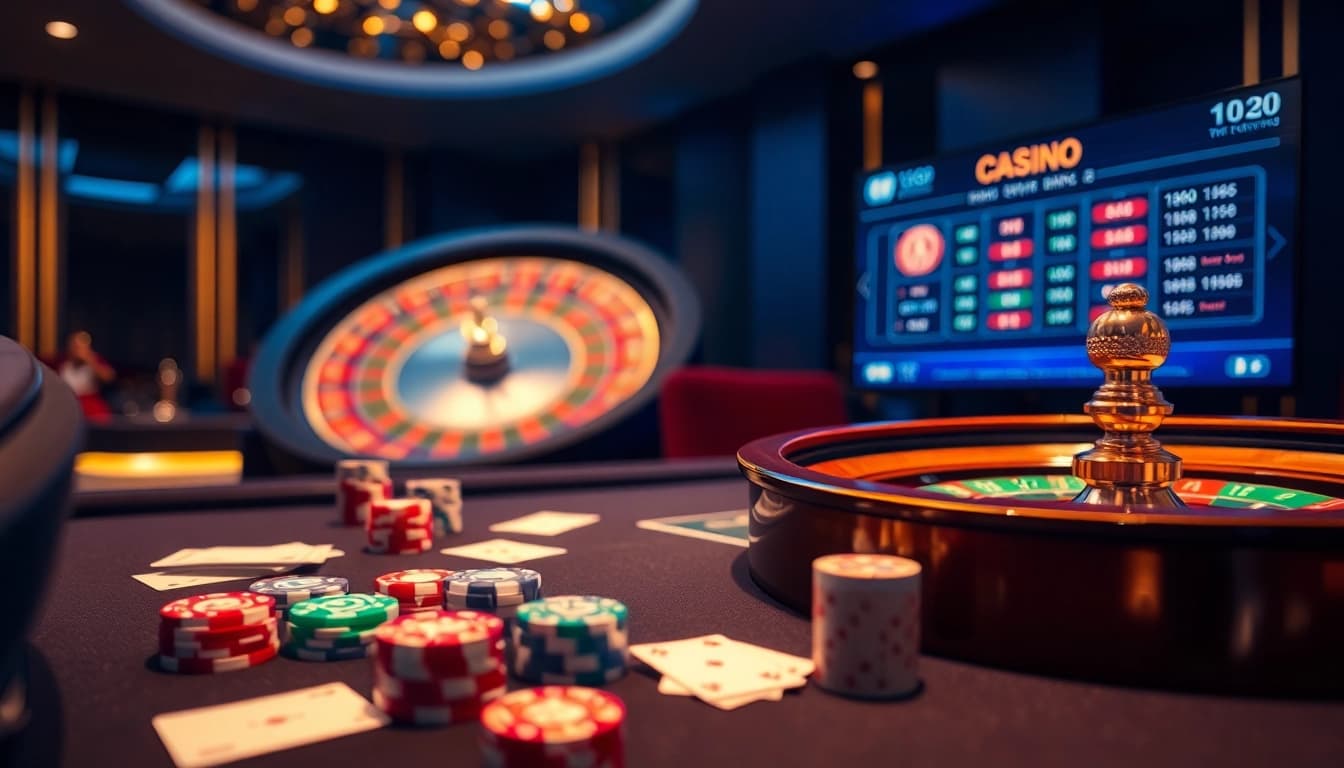 Experience the thrill of betting at xo88 trang chủ with vibrant casino visuals.