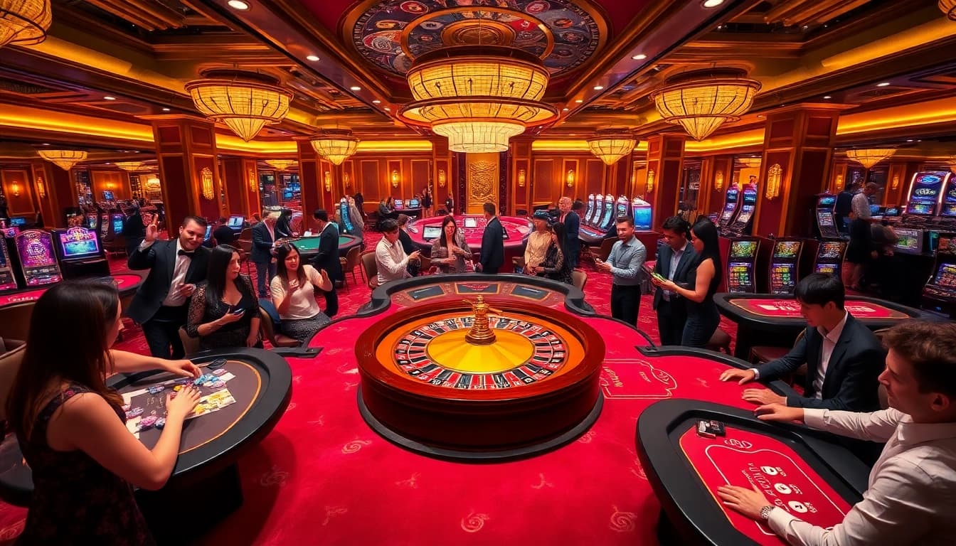 Experience the excitement of casino gaming at Bin88 with live tables and vibrant atmosphere.