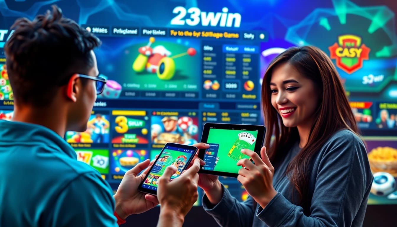 Immersive online gaming experience at 23win featuring vibrant games and user-friendly interface.