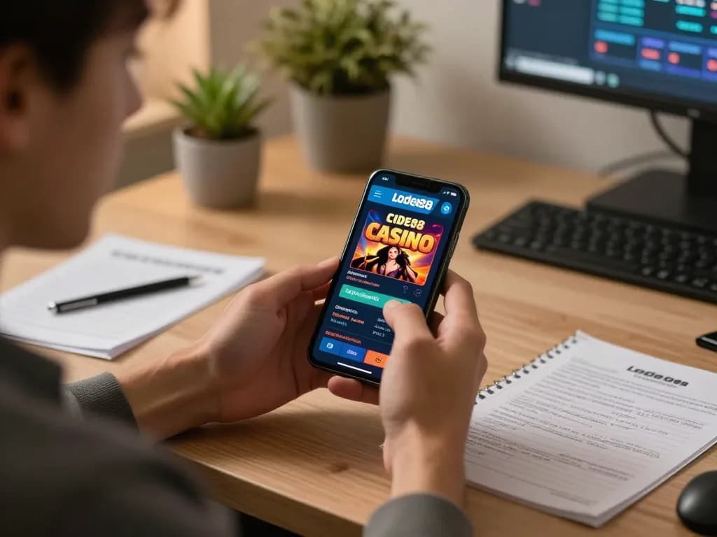 Engaging with lode88 com mobile app for exciting casino gaming from home.