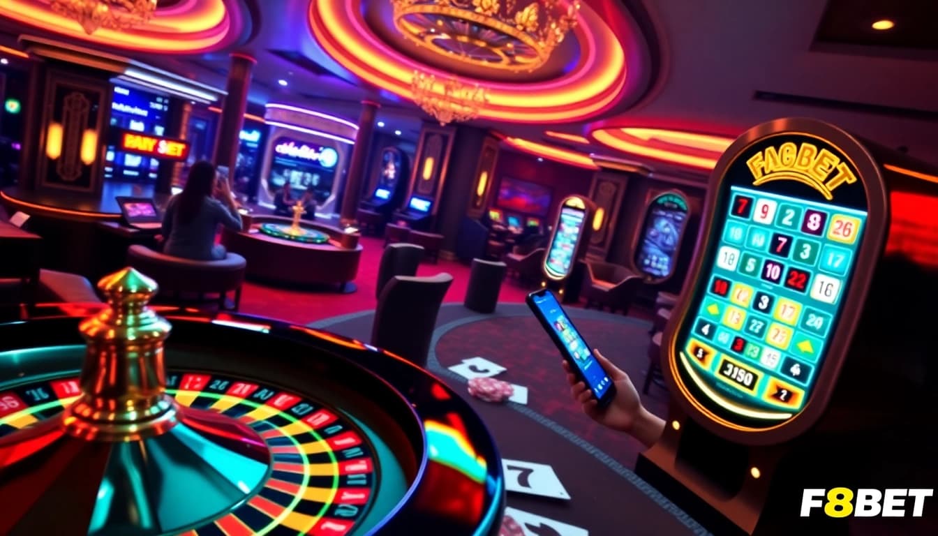 Experience F8BET with exciting casino games and vibrant online betting atmosphere.