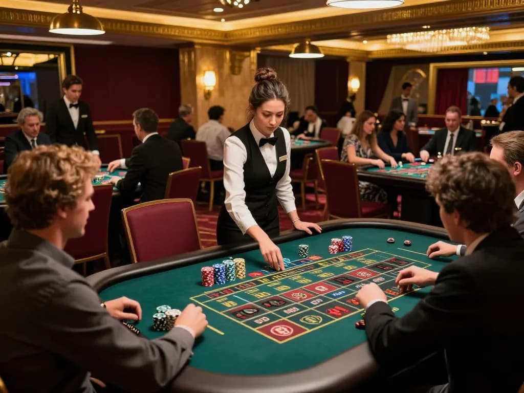 Experience thrilling bets in stunning casino atmosphere at https://tip88.buzz/ with roulette tables and excited players.