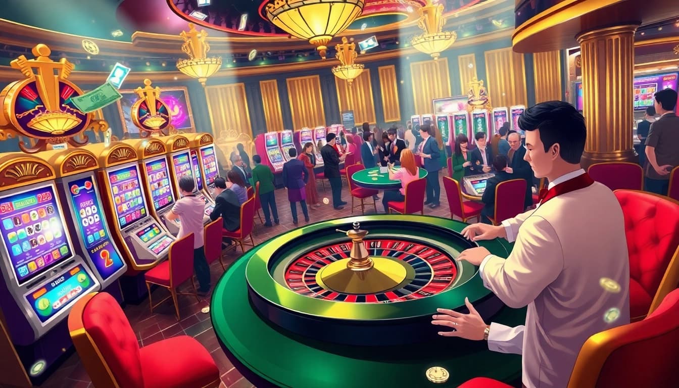 Engage in thrilling gameplay at https://nohu90.ac/ with vibrant slot machines and roulette excitement.