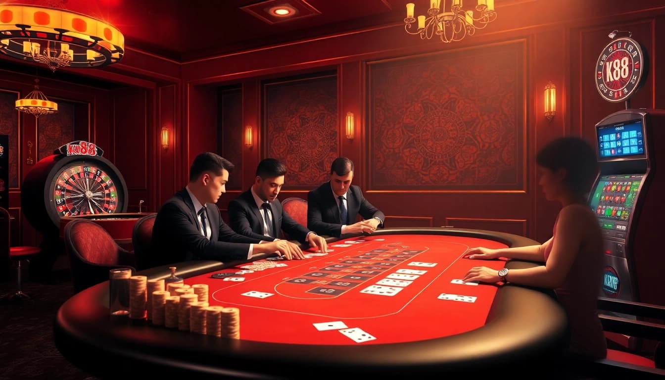 Engage with exciting gameplay at ku88 casino featuring poker, roulette, and slots.
