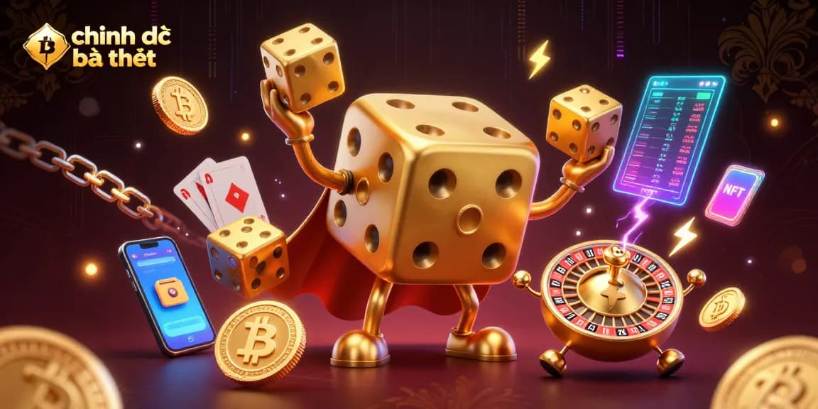 Engage with the principles of chính sách bảo mật through vibrant 3D casino illustration depicting friendly gaming elements.