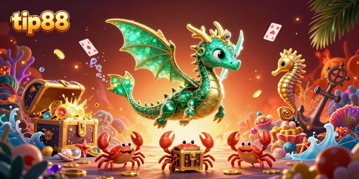 Spin the reels at tip88 with vibrant underwater treasure scenes and dynamic game elements!