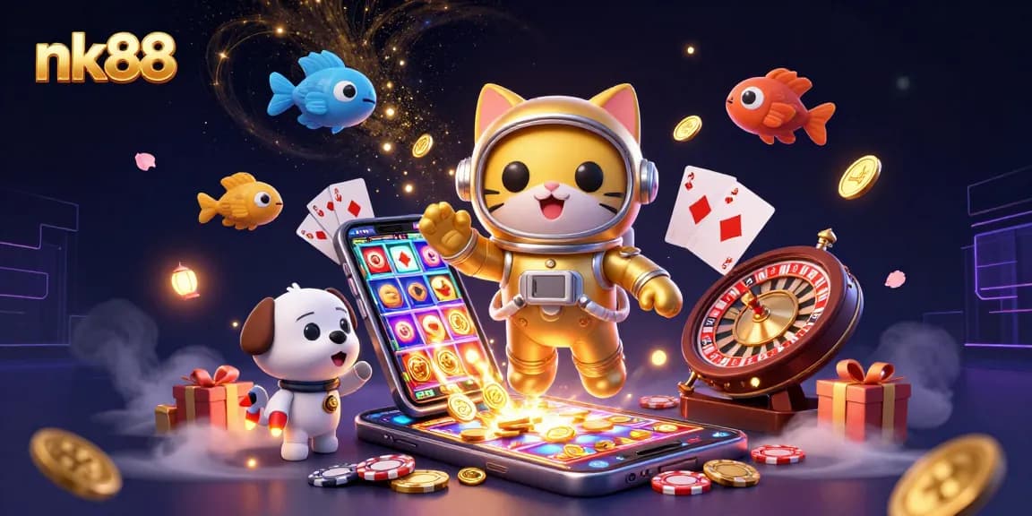 Engage in thrilling gaming experiences at nk88 with slots, vibrant characters, and immersive gameplay.