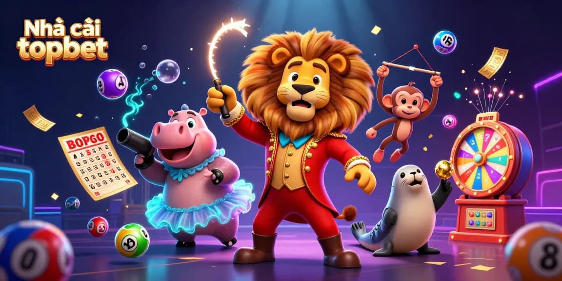 Experience thrilling wins at Nhà cái topbet with vibrant casino games and engaging characters.