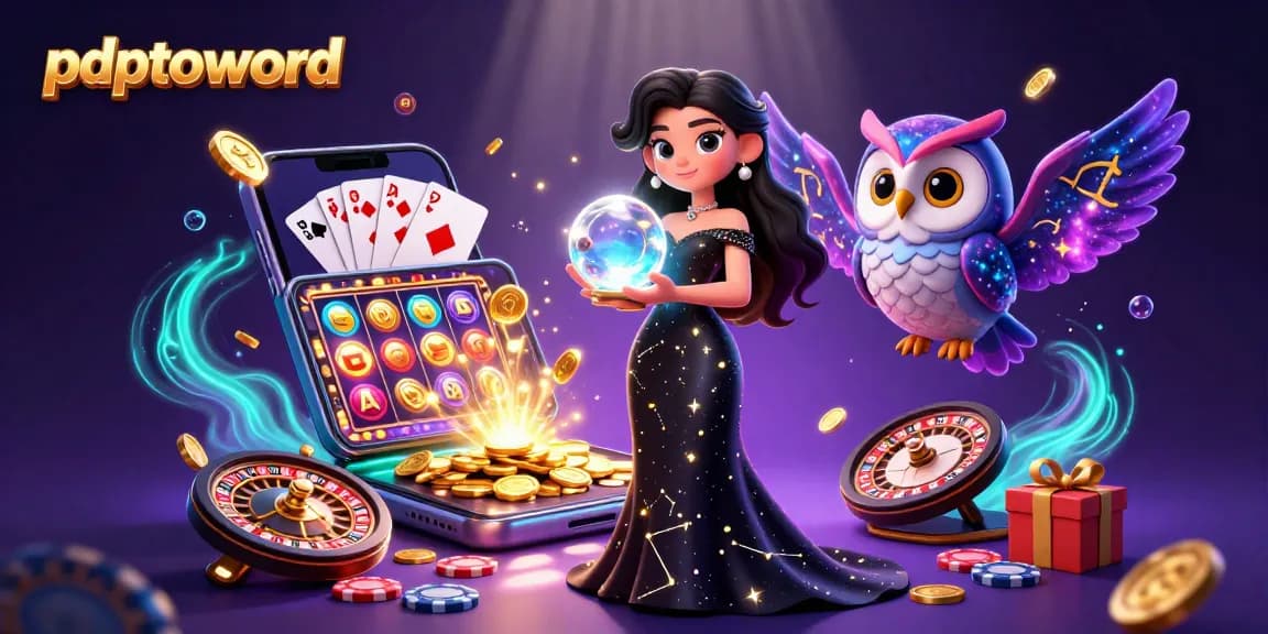 Engage in winning strategies at pdftoword with a mystical scene of unique characters and dynamic gambling elements.