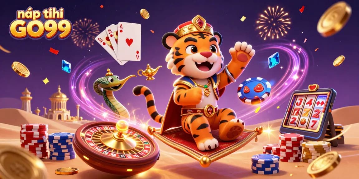 Engage in thrilling gaming action with nạp tiền GO99 as the tiger sultan and genie enhance your experience.