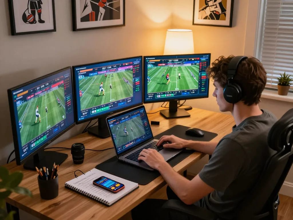 Bet on sports effectively at CM88 with multiple screens displaying live odds and events