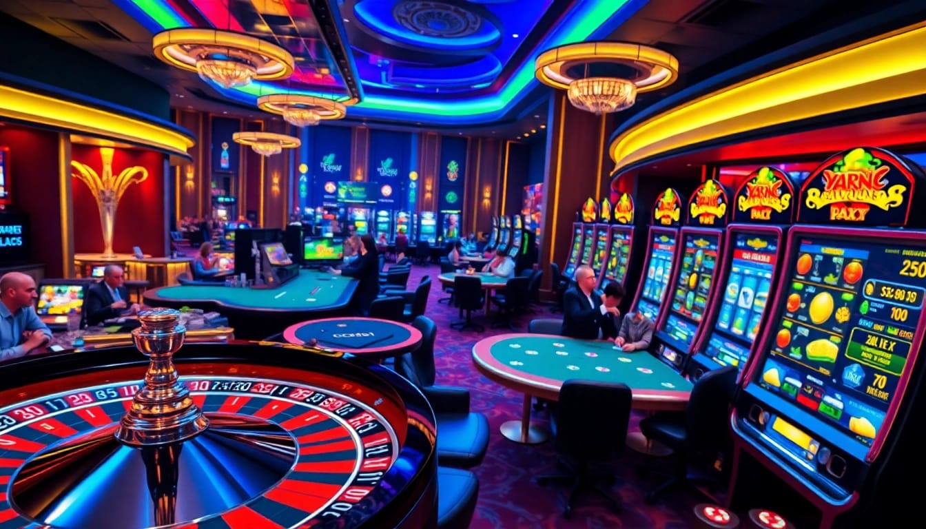Experience the high-stakes excitement of Vaoluoi with vivid casino visuals and gaming action.