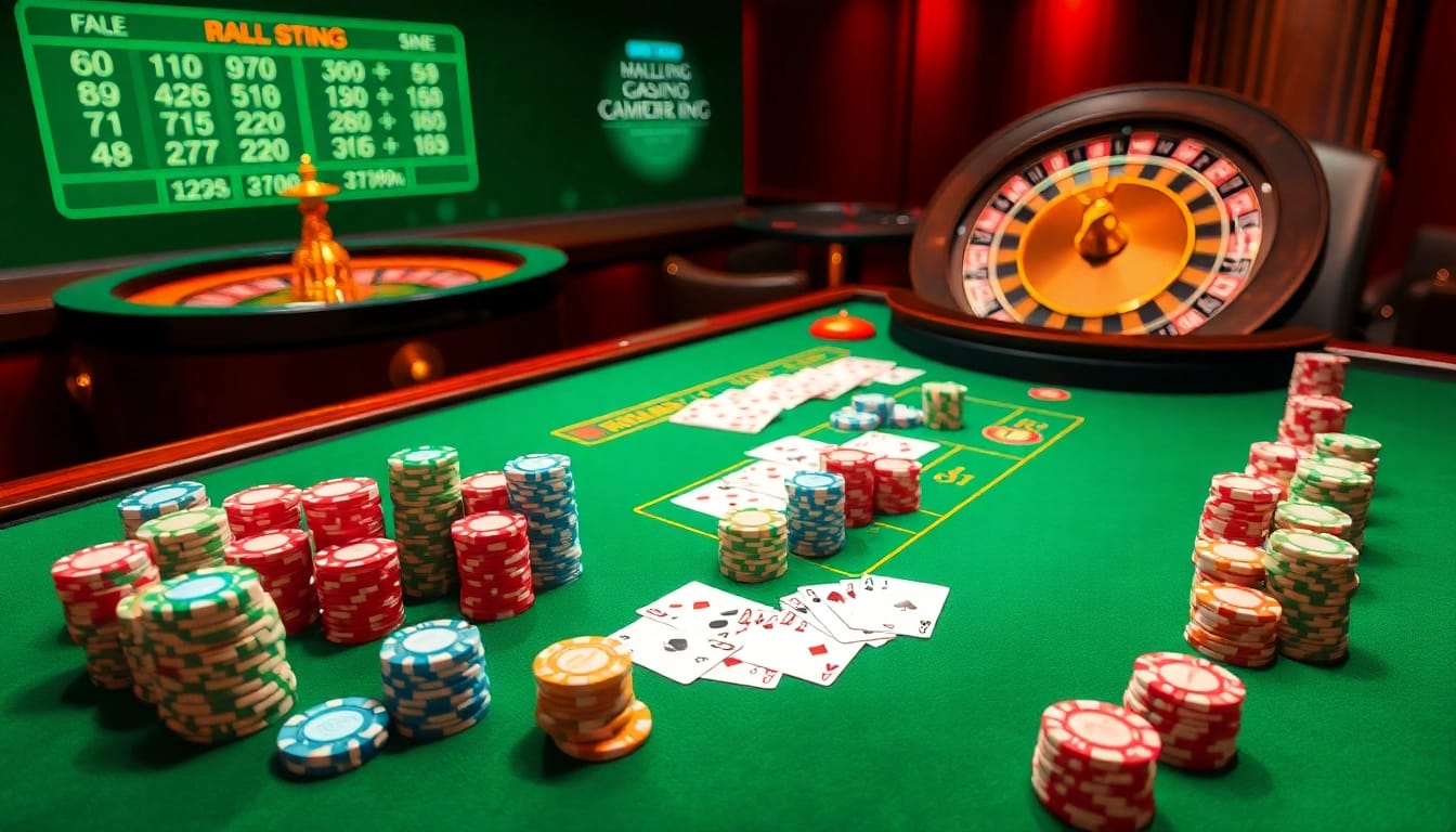 Betting excitement with poker chips and casino visuals at https://nhacaiuytinvn.us.com/ for strategic gamblers.