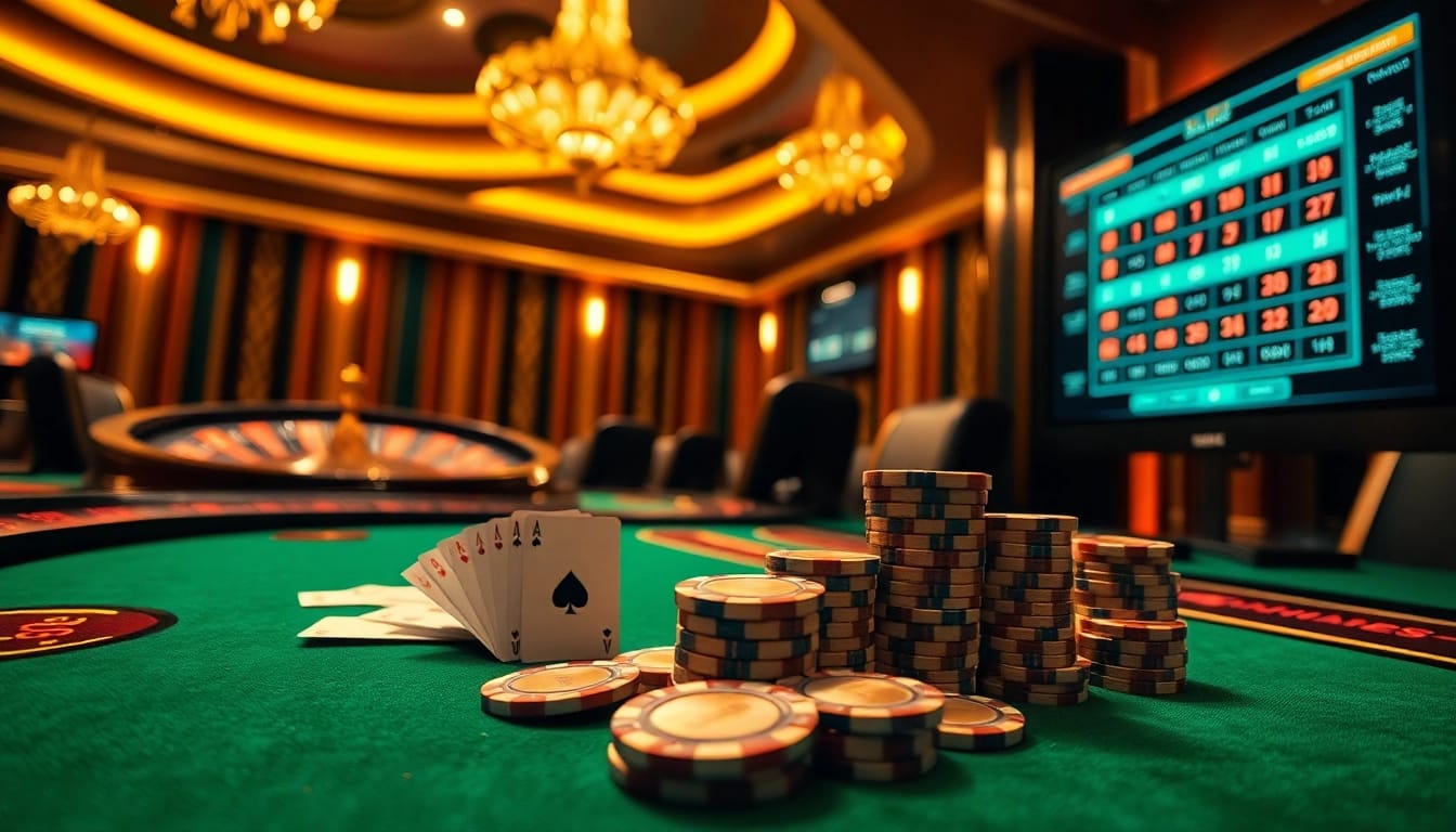 Experience high-stakes poker at https://okwintv.global/, highlighting thrilling gameplay with professional dealers.