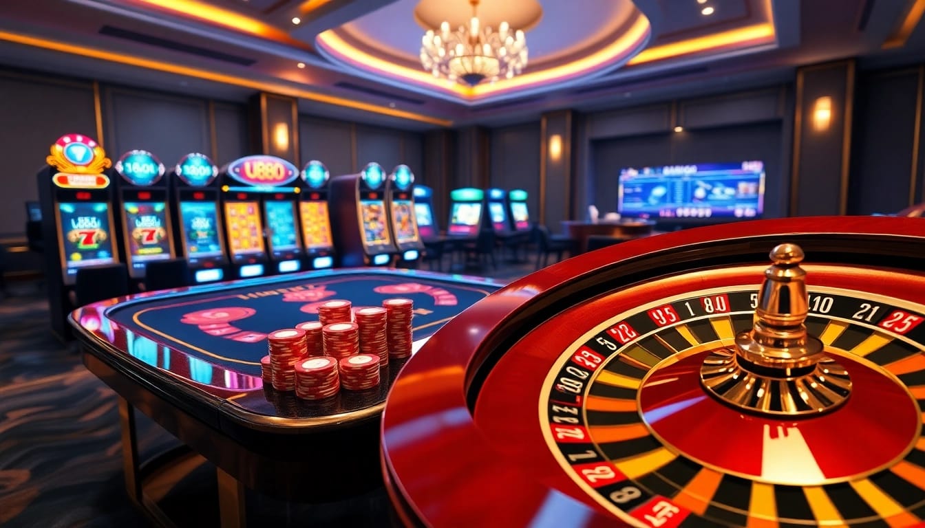 Experience excitement at u888 online casino with vibrant games and elegant atmosphere.