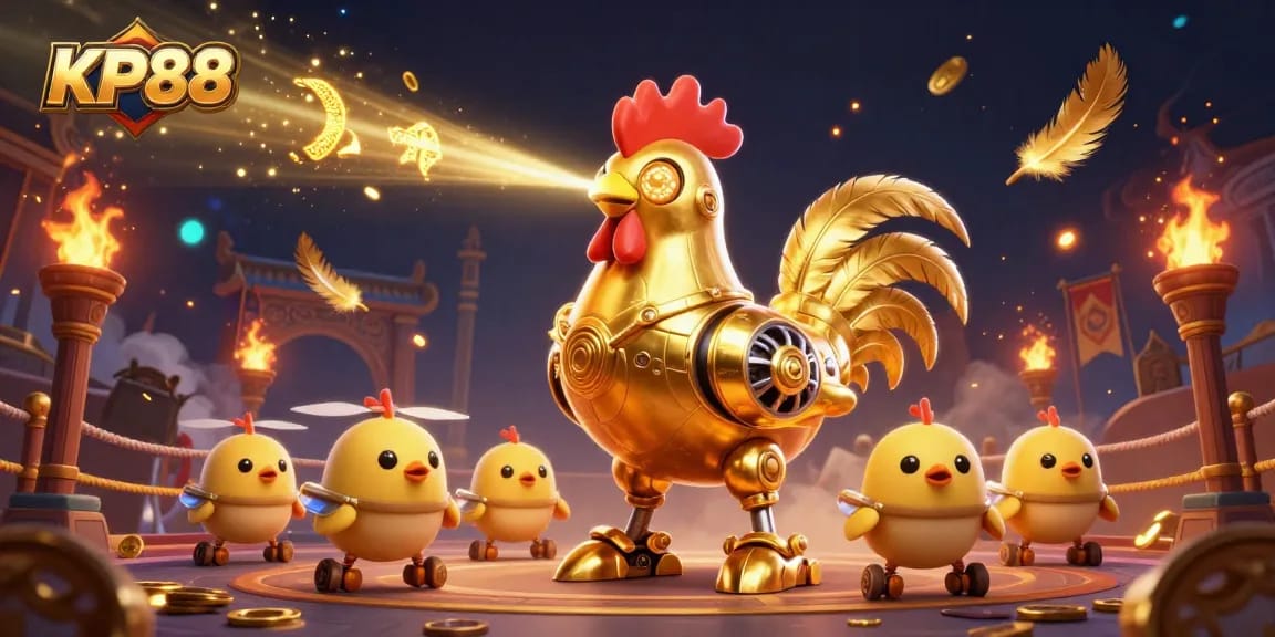 Experience thrilling gameplay at KP88 with vibrant characters and dynamic casino elements.