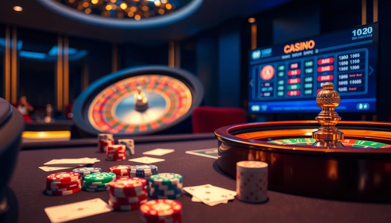Experience the thrill of betting at xo88 trang chủ with vibrant casino visuals.