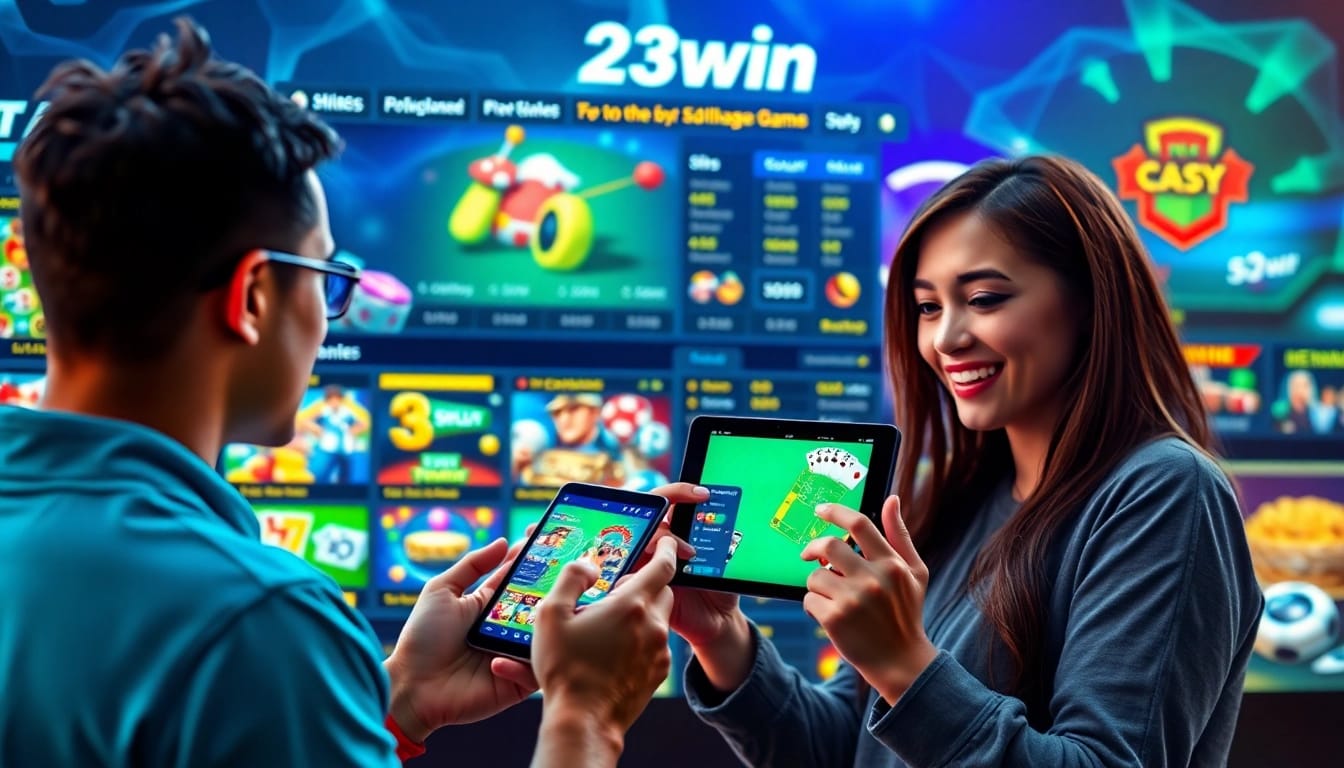 Immersive online gaming experience at 23win featuring vibrant games and user-friendly interface.