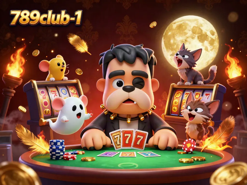 Engage in thrilling gameplay with 789club-1, featuring vibrant characters and immersive casino elements.