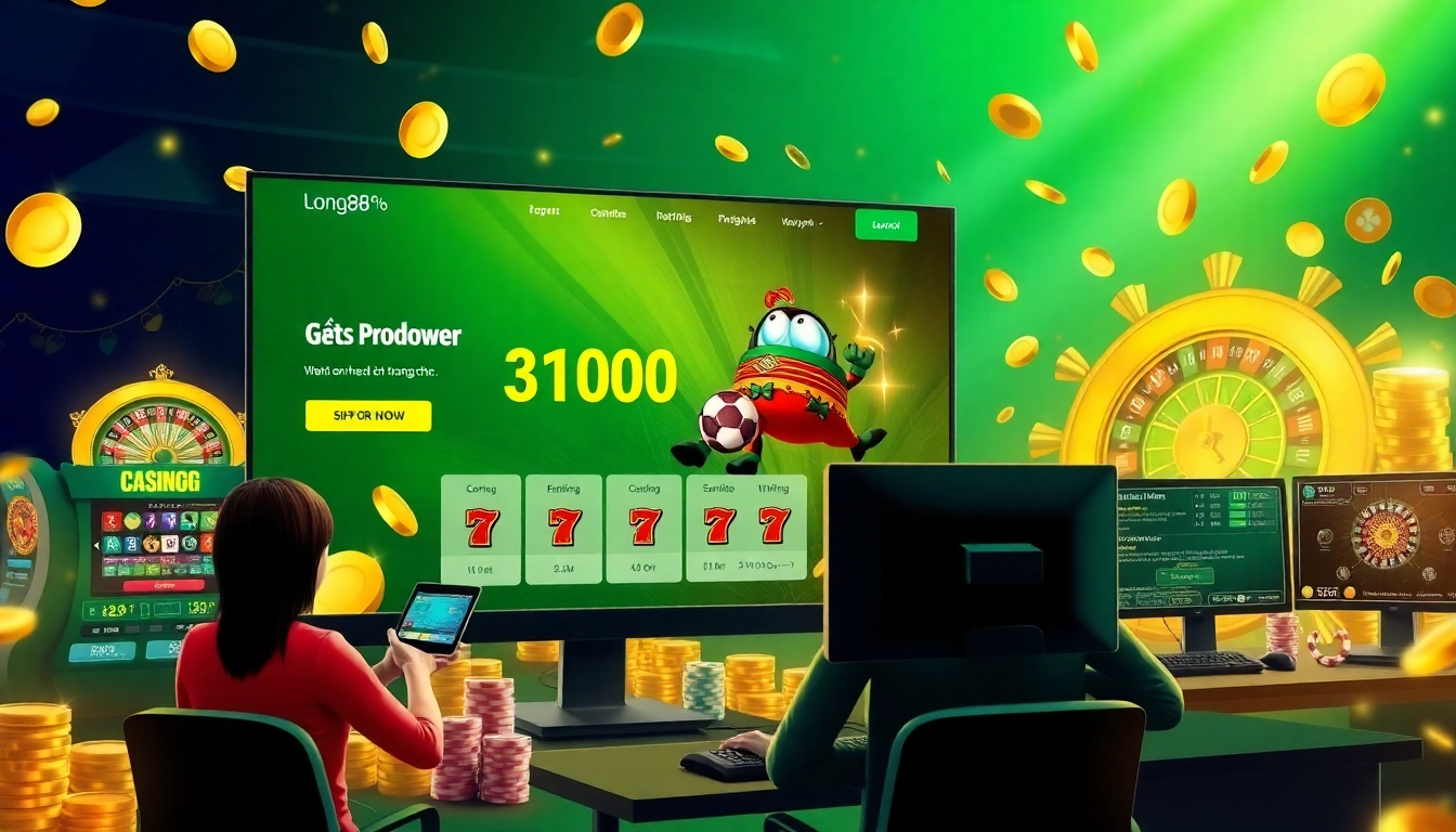 Betting on bong88 trang chủ with vibrant casino elements and exciting promotions.