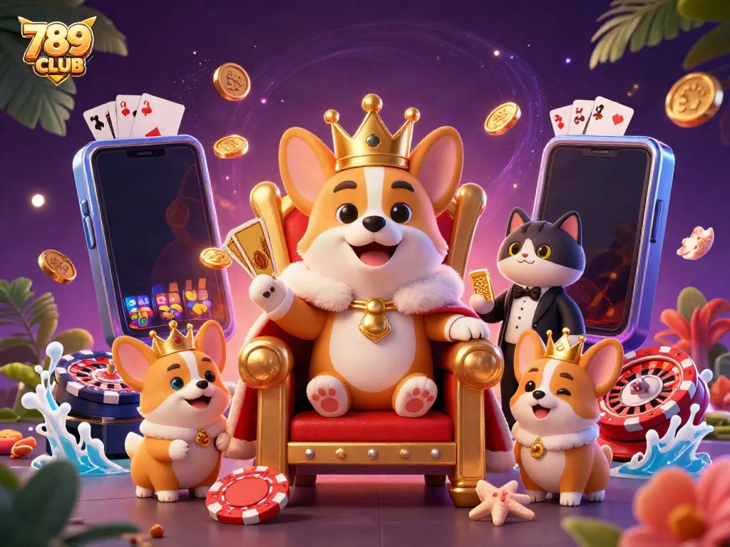 Experience thrilling games at 789CLUB with vibrant characters and exciting casino elements.