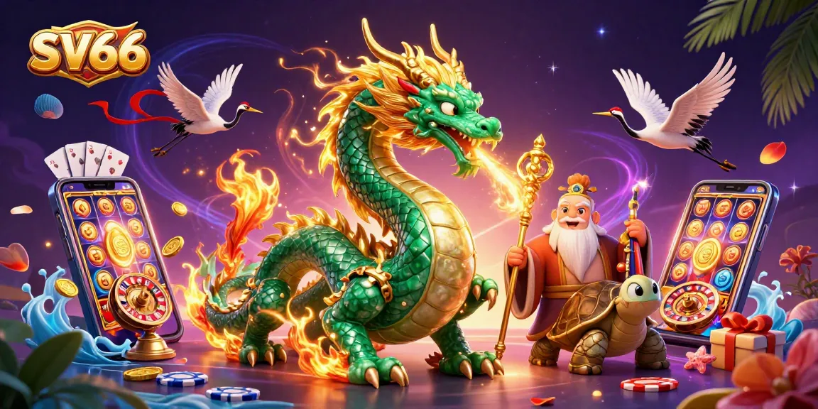 Experience winning strategy moments at SV66 online casino with dynamic 3D characters and slot games.