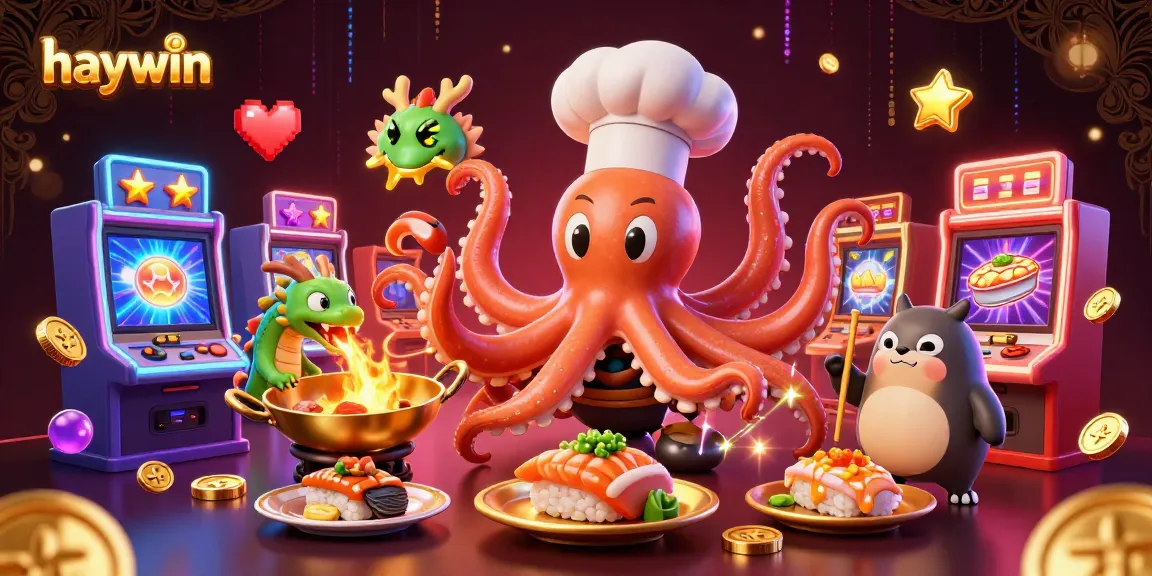 Experience exciting slot gameplay at haywin with colorful characters and jackpot elements in an energetic casino scene.