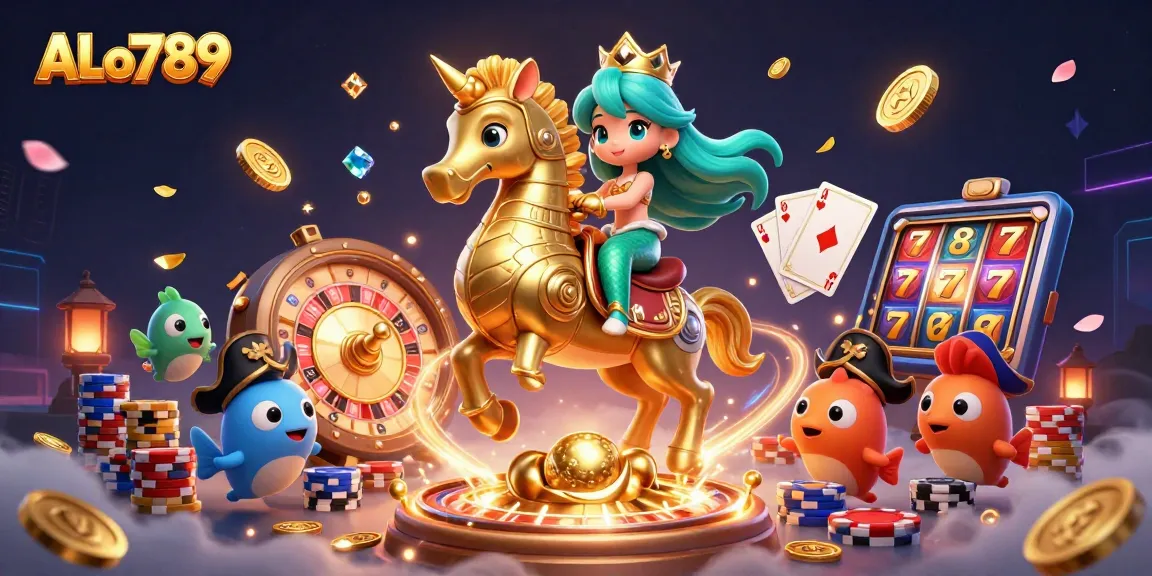 Join the exciting world of ALo789, where vibrant underwater adventures meet thrilling gambling!