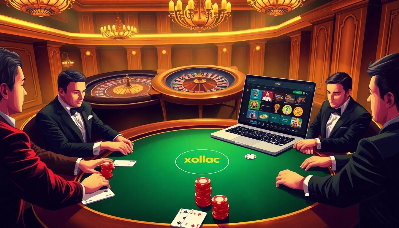 Xoilac TV providing an exciting online gambling experience with high-stakes poker action.