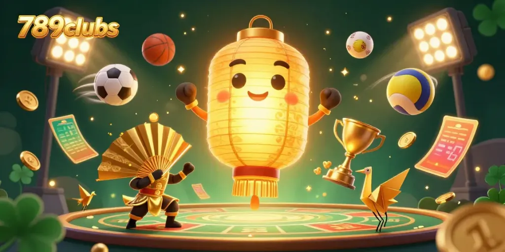 Visualize winning excitement at 789clubs with vibrant gambling scenes and dynamic game elements.