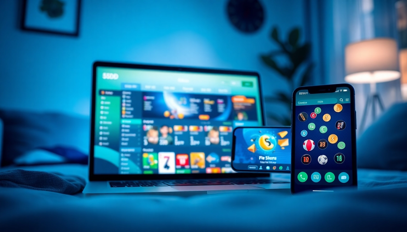 Experience the excitement of 55DD online betting with a modern interface and game icons.