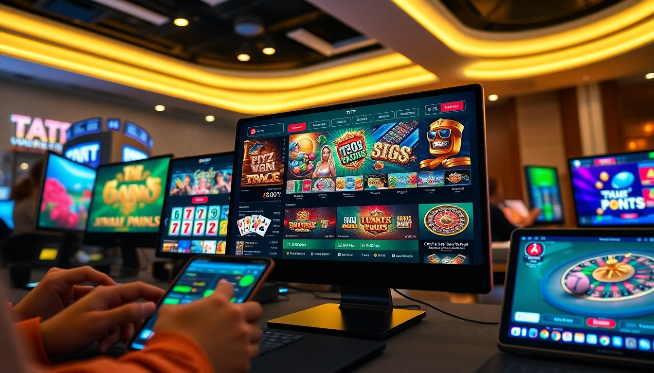 Interactive TTPTP betting platform showcasing diverse games in a secure, engaging environment.