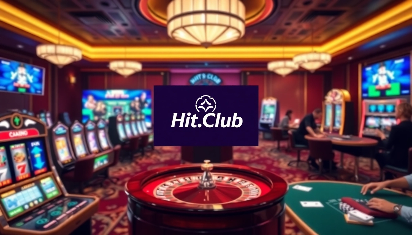 Experience high-stakes excitement at Hit.Club with vibrant gaming tables and thrilling online casino visuals.