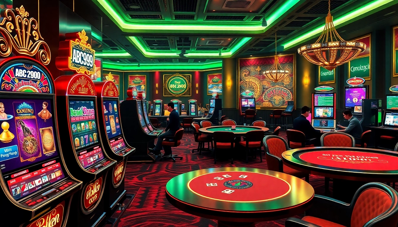 Experience the thrill of online betting at ABC999, with 3D slots and live poker games.