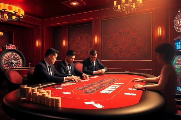 Engage with exciting gameplay at ku88 casino featuring poker, roulette, and slots.
