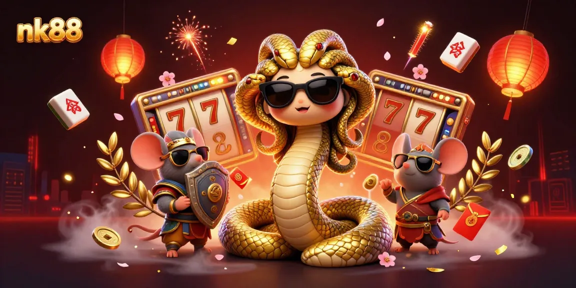 Engage with exciting gameplay at nk88's vibrant online casino featuring 3D characters and dynamic game elements.